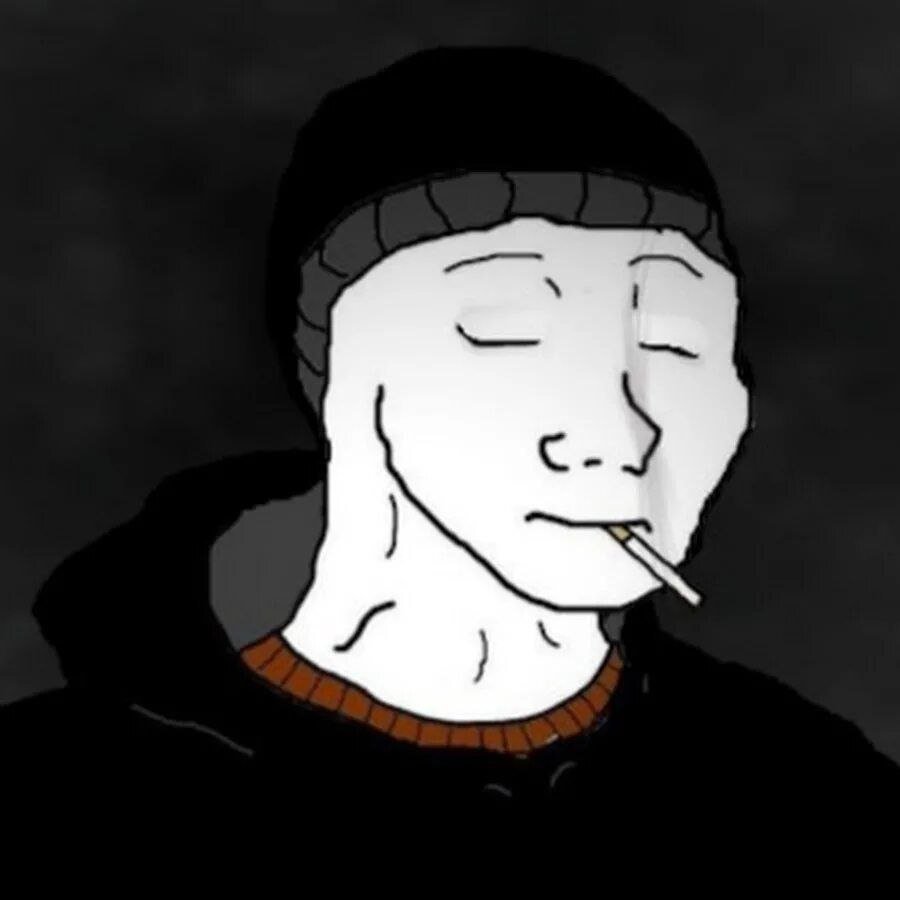 Doomer meme template