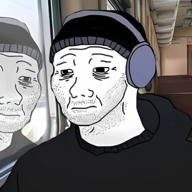 Doomer meme template