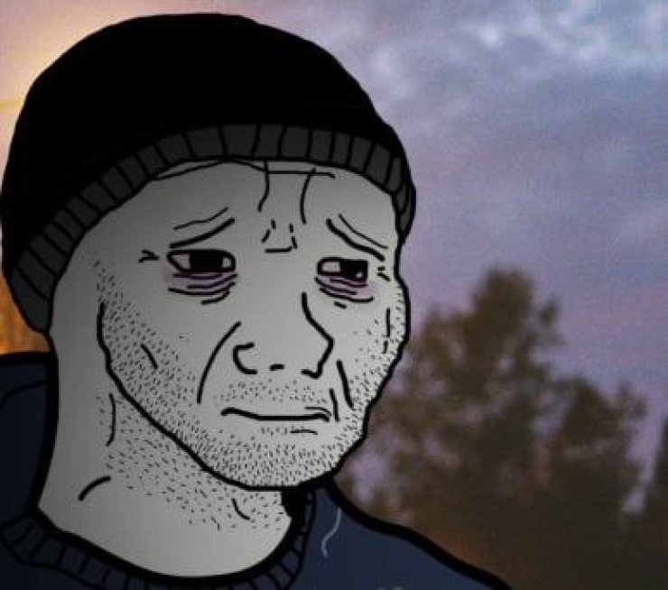 Doomer meme template